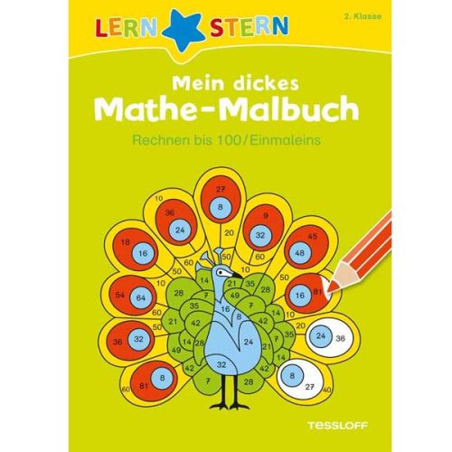 Lernstern 2. Klasse - Mein dickes Mathe-Malbuch