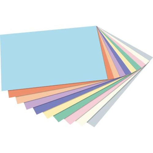 Tonpapier Pastellfarben